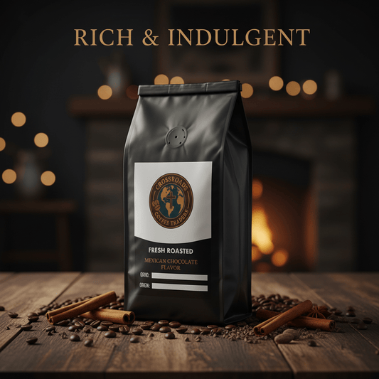Mexican Chocolate Coffee - Crossroads Coffee Traders