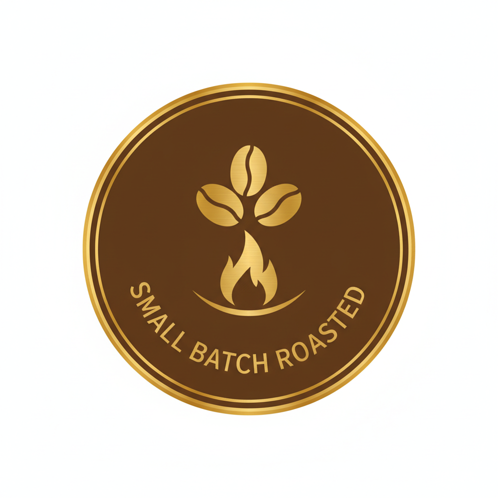 Small Batch Roasted Badge
